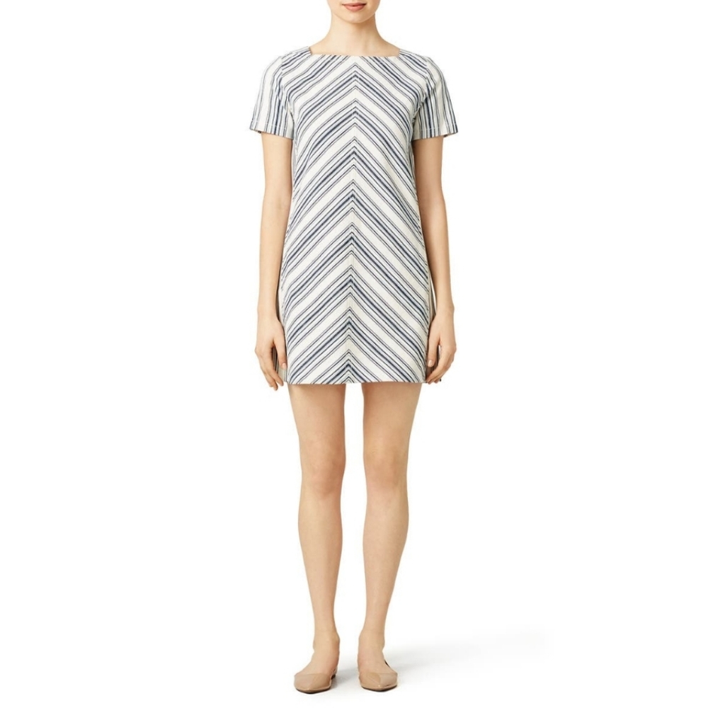 See By Chloe Mix Stripe Shift Dress